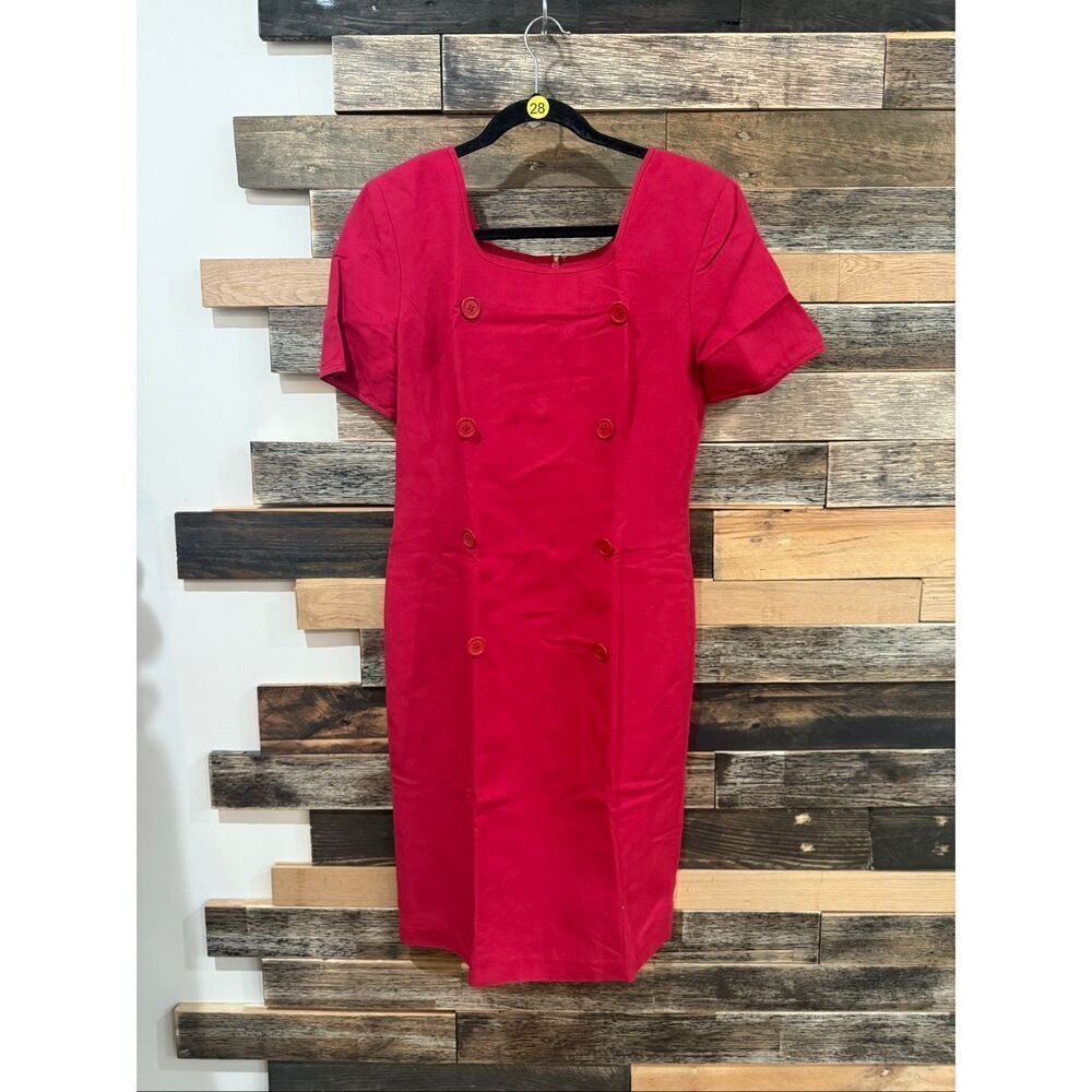 BROOKS BROTHERS Dress Midi Lined Short Sleeve Size 6